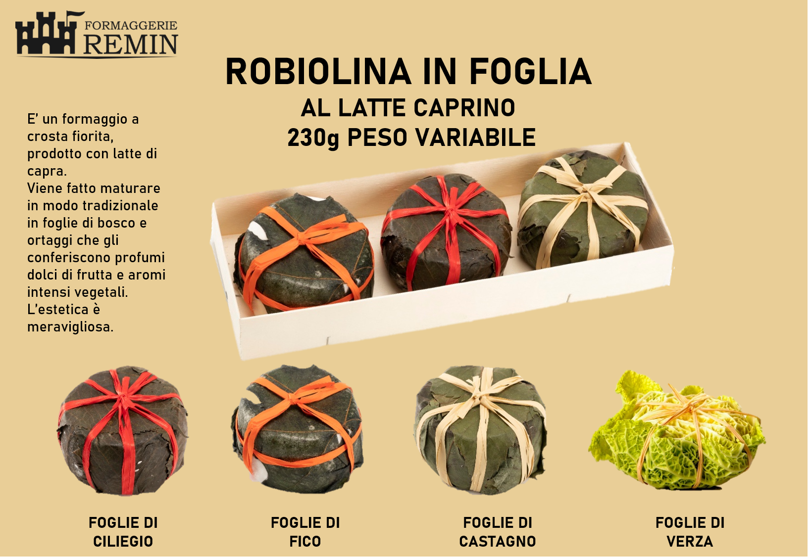 robiolina in foglia